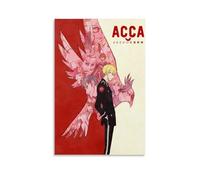 LZHCSCDY ACCA 13-Territory Inspection Dept Classic Hot Anime Series Poster sur toile Décoration murale Décoration Chambre à coucher 50 x 75 cm Sans cadre