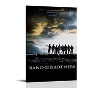 LZHCSCDY Band of BrothersClassic Movie Wonderful TV Series Poster sur toile Décoration murale pour chambre à coucher 30 x 45 cm Style cadre