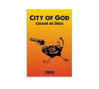 LZHCSCDY City of GodClassic Movie Wonderful TV Series Poster sur toile Décoration murale pour chambre à coucher 20 x 30 cm Style sans cadre