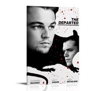 LZHCSCDY Poster sur toile The DepartedClassic Movie Wonderful TV Series - Art mural décoratif pour chambre à coucher - 50 x 75 cm - Style cadre