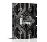 LZHCSCDY The BrutalistClassic Movie Wonderful TV Series Poster sur toile Décoration murale pour chambre à coucher 20 x 30 cm Style cadre
