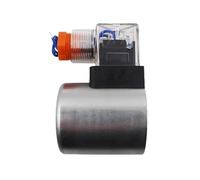 LZIKKGKI Bobine d'électrovanne hydraulique MFJ12-25 MFZ/MFB10/12-37/60YC 220/110/24/12 V, diamètre du Trou 19/20/22/23 mm, Hauteur 50/51 mm(MFZ12-37YC DC24V)
