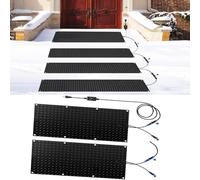 LziXan Tapis de Fonte de Neige for escaliers extérieurs - Dispositif antidérapant avec Cordon d'alimentation - Solution Efficace for Faire Fondre la Neige en Hiver(30x120cmx2Pcs)