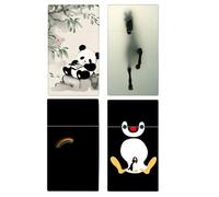 LZJDHKJ 4 Slim Étui À Cigarettes Longue Élégant Rigide Boîte À Cigarettes 100mm FemmeE,One Size