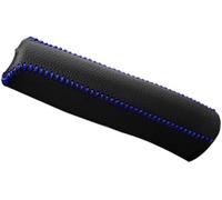 LZJPL Housse De Frein à Main en Cuir VéRitable pour Ford Explorer U625 U502 U251 U152 UN105 UN46 1991-2025 Antidérapant à l'usure Voiture Levier Couvre Accessoires Voiture Intérieur,Blue