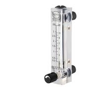 LZM-15ZT 1/4 "débitmètre à flotteur à panneau femelle débitmètre d'air liquide de gaz rotamètre avec vanne de commande(0.25-2.5Nm3 PH Gas)