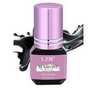 LZM Colle Cils Extension 0.17fl.Oz/5ml/1 Sec Temps Séchage 6-7 Semaines Rétention Hypoallergénique Colle Pour Extension De Cils Sans Formaldéhyde