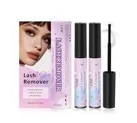 LZM Dissolvant De Colle à Cils 2pcs* 5ml/ 0.17oz Faible Irritation Remover Cils Extension Dissolvant Extension Adhesive Base d'Huile Cluster Lash Glue Remover （2pcs）
