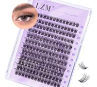 LZM Faux Cils Individuel - 168Pcs Extension Cils 8-16mm C Curl Faux Cils Naturel Bande Mince Extension De Cils Individuels Réutilisable Cluster Lashes Individual Eyelashes (SNR013-C-MIX)