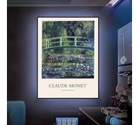 LZMASM Claude Monet - Affiche d'art classique rétro à l'huile sur toile (30x40cm/sans cadre) - Décoration murale moderne pour salon ou maison