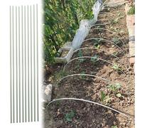 LZMZMQ Cerceau De Serre De Jardin Arceaux De Couverture De Rangée De Tunnel De Jardin en Tiges De Fibre De Verre Solides, Cadres De Support De Serre(10 pcs,4mm(3/20")-200cm(79"))