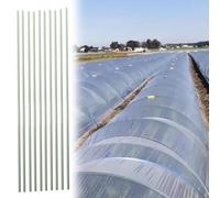 LZMZMQ Cerceau De Serre De Jardin Lot de 20 Supports pour Serres Surélevées Résistantes À La Chaleur, 120/180/240/300 Cm, pour Tunnel De Culture en Filet De Tissu(8mm(3/10")-400cm(13ft))
