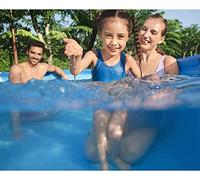 LZMZMQ Piscine Hors Sol/Cadre Piscine Piscine Hors Sol Robuste De 1/2/3/4/5/6/8/9/10 m, Piscine Familiale Extérieure pour Enfants avec Cadre(2X0.8M/2400L/360GAL)