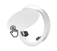 LZMZMQ Trappe de Visite Panneau D'accès Circulaire pour Cloisons Sèches 15/20/25/30 Cm, Trappe D'inspection Encastrée avec Interrupteur Magnétique, Trappe D'accès Robuste(60cm/23.6")