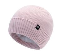 LZPCarra Bonnet avec oreilles pour femme - Bonnet en laine ample - Bonnet d'hiver chaud tricoté surdimensionné - Convient pour temps froid - Taille unique - 47, Rose, taille unique