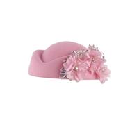 LZPCarra Casquette pour enfant garçon motif floral, chapeaux de pilule, bibi à thé, casquettes de place 12 coups, Rose, taille unique