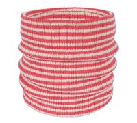 LZPCarra Cou rayé, et hiver, écharpe chaude, tricotée, protection de la nuque polyvalente, tour de cou mince, foulard carré, Rose, taille unique