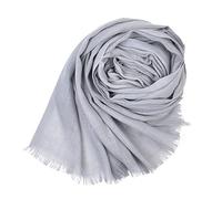 LZPCarra Écharpe à pompons en tulle doux pour femme et fille - Pour soirée formelle - Robe de mariée - Demoiselle d'honneur - Écharpe pour mariage - Couleur unie - Longue écharpe à œillets, p, taille