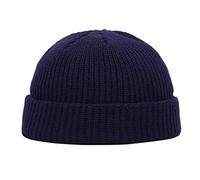 LZPCarra Garde Chapeau Laine Hiver Chaud Ourlets Décontracté Unisexe Chapeau Ski Bonnet Tricoté Casquettes de Baseball Casquette Paris, Marine, taille unique