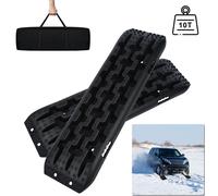 LZQ 2 pièces Aide au démarrage Charge 10T Aide à la traction Boue/Sable/Neige Recovery Board Offroad Tracks pour voiture Camion 4x4 Camping-car