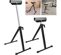 LZQ 2x tréteau à roulettes tréteau à roulettes tréteau pliant tréteau de support 68-107 cm support à roulettes réglable tréteau de travail tréteau de montage jusqu'à 60 kg de capacité de charge
