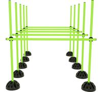 LZQ Agility Set de barres de saut, barres d'entraînement pour la condition physique, obstacles de coordination pour le saut, le dribble et l'agilité
