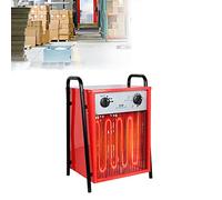LZQ Chauffage électrique 9 kW - Économie d'énergie - Chauffage électrique professionnel industriel - Ventilateur de construction avec 3 niveaux de chauffage - Thermostat intégré