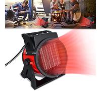 LZQ Chauffage soufflant céramique 2000W, Radiateur électrique PTC Chauffage d'appoint,avec protection contre la surchauffe pour chantier, atelier, garage, appartement