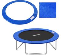 LZQ Couverture de rebord de trampoline Rembourrage de cadre Ø244cm Couverture de ressort rembourrée Set d'accessoires pour trampoline indéchirable et résistant