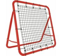 LZQ Football Rebounder Filet Sports Paroi de rebond Kickback Accessoires d'entraînement de football avec 5 niveaux réglables Paroi de rebond Filet pliable