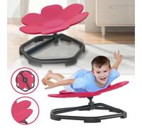 LZQ Sensory Toys Chaise pivotante pour enfants, autisme, chaise pivotante, assise et siège pivotant en forme de pétale, chaise d'équilibre pour enfants à partir de 3 ans, régule l'équilibre corporel d