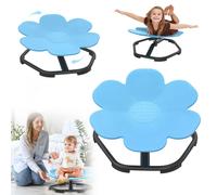 LZQ Sensory Toys Chaise pivotante pour enfants, autisme, chaise pivotante, assise et siège pivotant en forme de pétale, chaise d'équilibre pour enfants à partir de 3 ans, régule l'équilibre corporel d