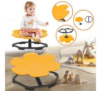 LZQ Sensory Toys Chaise pivotante pour enfants, autisme, chaise pivotante, assise et siège pivotant en forme de pétale, chaise d'équilibre pour enfants à partir de 3 ans, régule l'équilibre corporel d