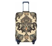 LZQPOEAS Housse de bagage anti-poussière et anti-rayures - Housse de protection élastique lavable pour valises d'éléphants asiatiques - Housse de bagage tendance pour bagages de 45,7 à 81,3 cm, Noir ,