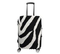LZQPOEAS Housse de protection pour valise de voyage, housse de protection pour valise, motif zèbre, housse de bagage lavable, élastique, anti-rayures pour adultes, Animal zèbre., M