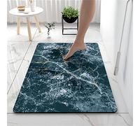 LZRYYBZ Tapis Bain en Pierre Diatomite Antidérapant Anti-Moisissure Sèche Rapide - Tapis Douche à Diatomées Extérieure Marbre Or - Très Absorbant en Caoutchouc 60x90cm