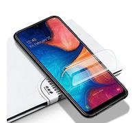 LZS Film Protection écran pour Samsung Galaxy A20E[2 pièces] Couverture Complète Film Souple Hydrogel Protection Film Pas d'eau pulverisante, Conçu pour Courbe téléphone Mobile à écran