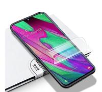 LZS Film Protection écran pour Samsung Galaxy A40[2 pièces] Couverture Complète Film Souple Hydrogel Protection Film Pas d'eau pulverisante, Conçu pour Courbe téléphone Mobile à écran