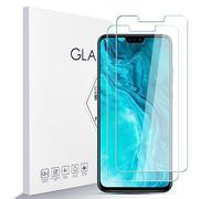 LZS Protecteur D'écran pour Huawei Honor 9X Lite [2 pièces] Dureté 9H en Verre Trempé Résistant à la Rayure, sans Bulles, Glass Screen Protector pour Huawei Honor 9X Lite