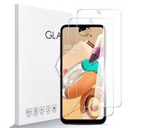 LZS Protecteur D'écran pour LG K41S [2 pièces] Dureté 9H en Verre Trempé Résistant à la Rayure, sans Bulles, Glass Screen Protector pour LG K41S