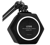 LZSIG Boule d'isolation professionnelle pour microphone avec filtre anti-pop à 2 couches pour micro, filtre de réflexion pour les studios d'enregistrement, mousse haute densité pour une excellente