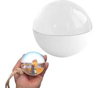 LZTET Affichage NuméRique à Ultrasons avec Boule De Cristal 3D,Globe Terrestre Personnalisé,Affichage VidéO en Cristal,Cadeau Photo Laser,pour Baby Shower Ou Anniversaire(White)