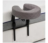 LZTET Coussin D'Appui-TêTe Universel pour Table De Massage,Repose-TêTe Massage RéGlable Usage Domestique,Support Portable Lit Massage,Hauteur 5.51-17.72in,Coussin IdéAl pour Position Ventrale(Gray)