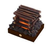 LZTET Lampe à Feu,Veilleuse Imitation Feu De Camp,Bougies sans Flamme Rechargeables par USB avec Effet Vacillante,éClairage D'Ambiance Commande Tactile,IdéAle pour NoëL,Le Salon Ou Le Meuble TV(C)