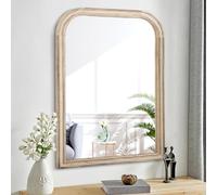 Lzuso Miroir Mural rectangulaire encadré à Suspendre pour Mur, Chambre à Coucher, Salle de Bain, Salon, Petit Miroir Mural pour courtoisie, Chambre à Coucher, dortoir