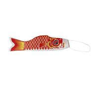 LZVMLNQI 40 cm Manche à air Carpe Japonaise Streamer Poisson Drapeau Cerf-volant Nobori Koinobori Rouge