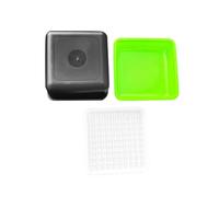 LZVMLNQI Lot de 3 pots de pépinière réutilisables et pratiques pour serre d'intérieur