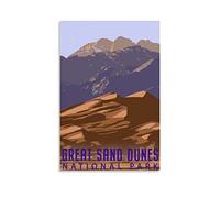 LZWDO Plaque en métal Colorado Grandes dunes de sable Vintage Décor Art Signe Maison Cuisine Bar Café Club Cave Décoration murale Rétro Voyage Plaque en étain 15x30CM