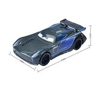 LZWJD Pixar Cars 3 Chick Hicks Police McQueen Mater Fabuleux Hudson 1: 55 Diecast Métal Alliage Modèle Voiture de Voiture pour garçons (Couleur : Jackson Storm)