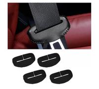 LZWLZW Housse de Protection en Cuir pour Dodge Ram 2011-2023, Anti-Rayures Boucle de Ceinture de Sécurité de Voiture Clip Protecteur,4 Pcs